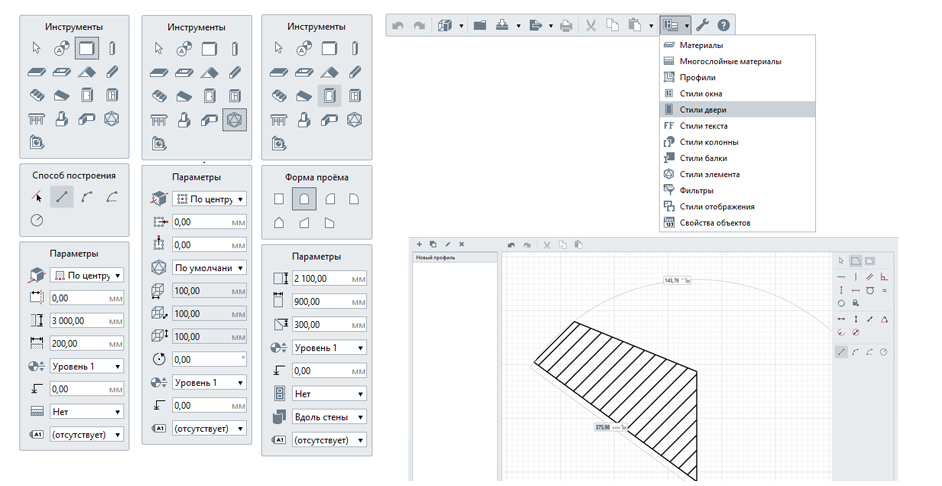3D модель высотки в Renga Architecture